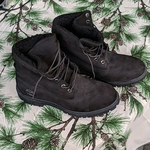 Black Timberland boots